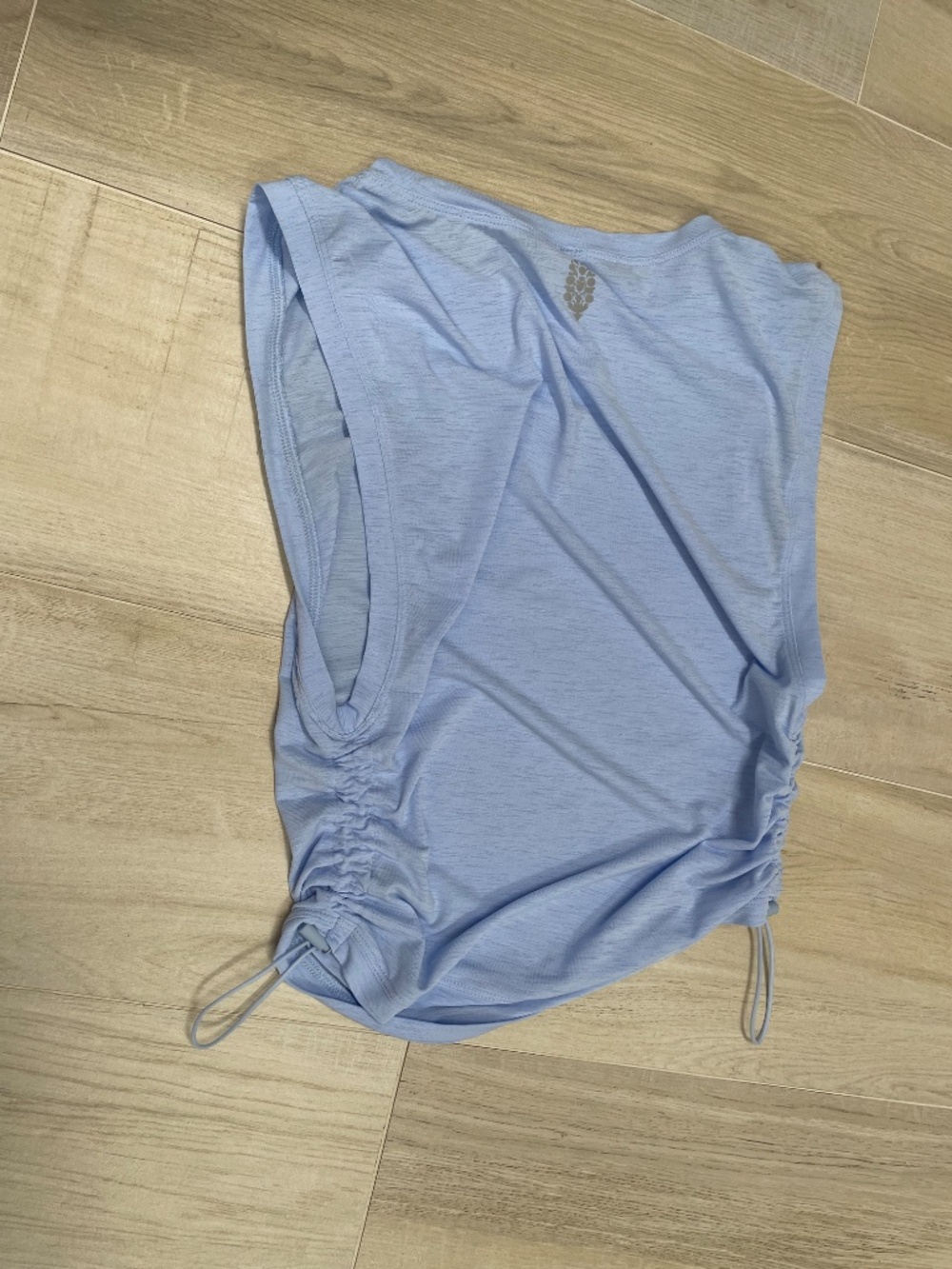 FP Movement Light Blue Side-Drawstring Performance Tank - Picture 4 of 5